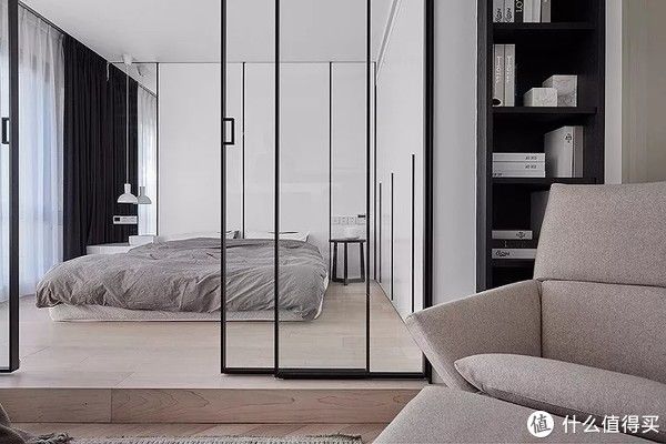 隔断|一扇推拉门，就能提升整屋的气质！让您的家看起来就很贵！
