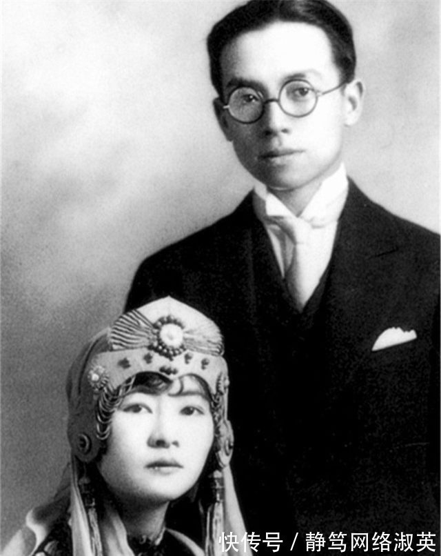 金岳霖@林徽因珍贵的家庭照,第三幅图,美得如出污泥而不染