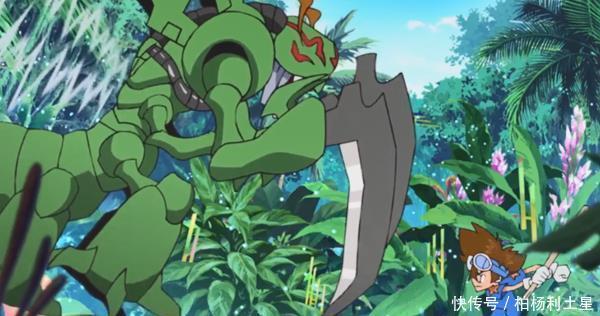 进化|数码宝贝太一和素娜双排战斗,光子郎掉队,亚古兽进化场面超帅!