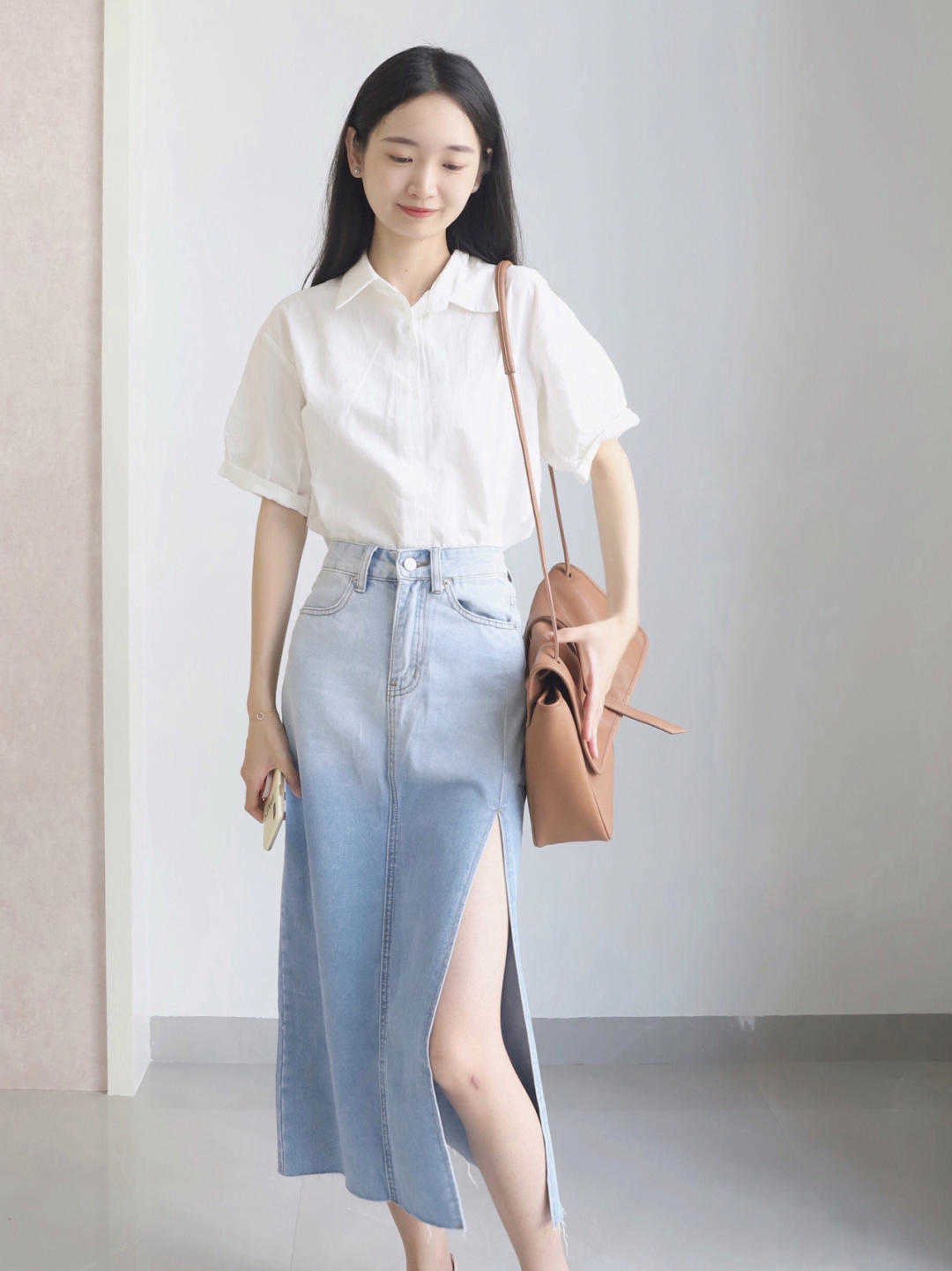 半身裙|选择半身裙的搭配,简约时尚,又不失高级感