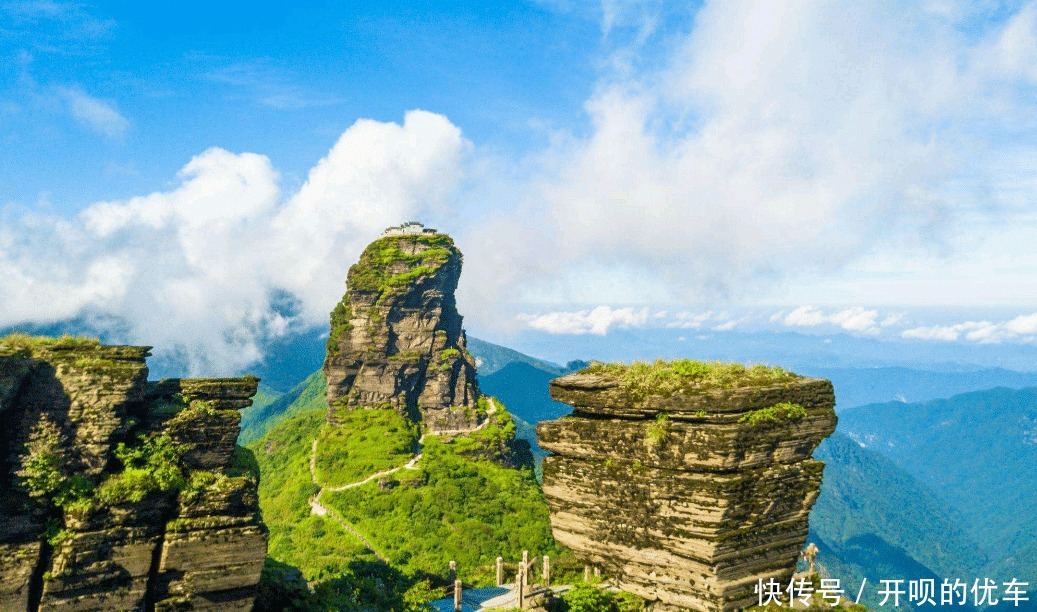 索道|梵净山索道又长又快，穿越云海，山泉清澈见底