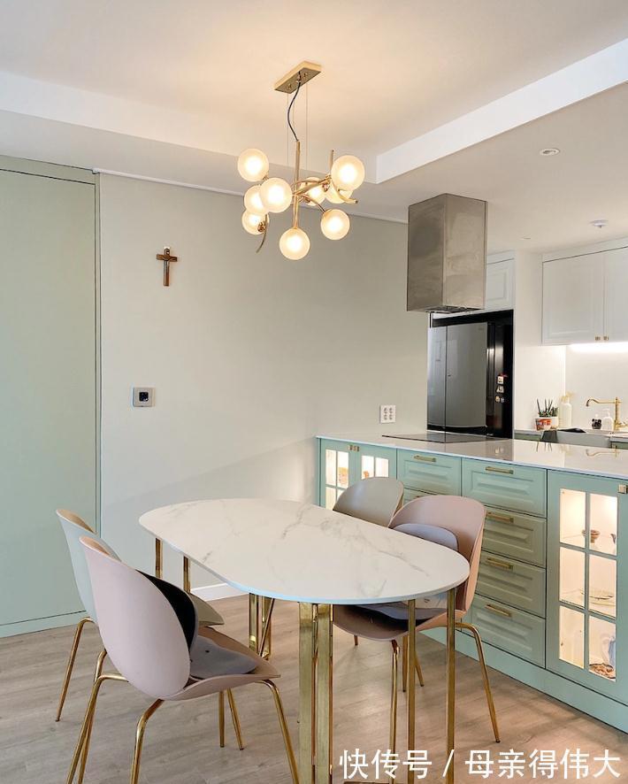 客厅|为了孩子再次装修,176㎡一家4口住,一年多花20多万,也值得