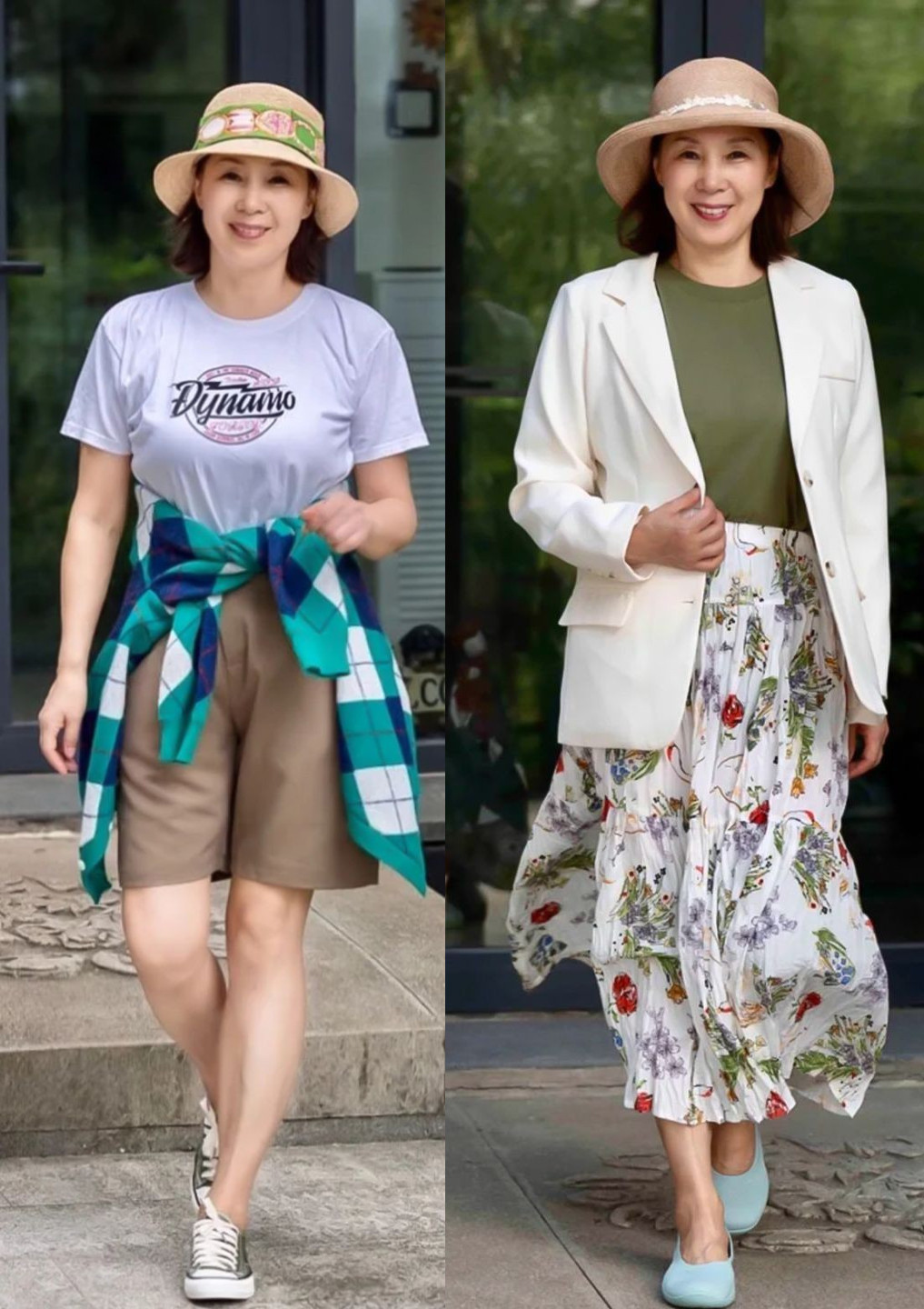 穿搭 这才是:55岁女人该有的穿搭!简约随性,凸显成熟美!