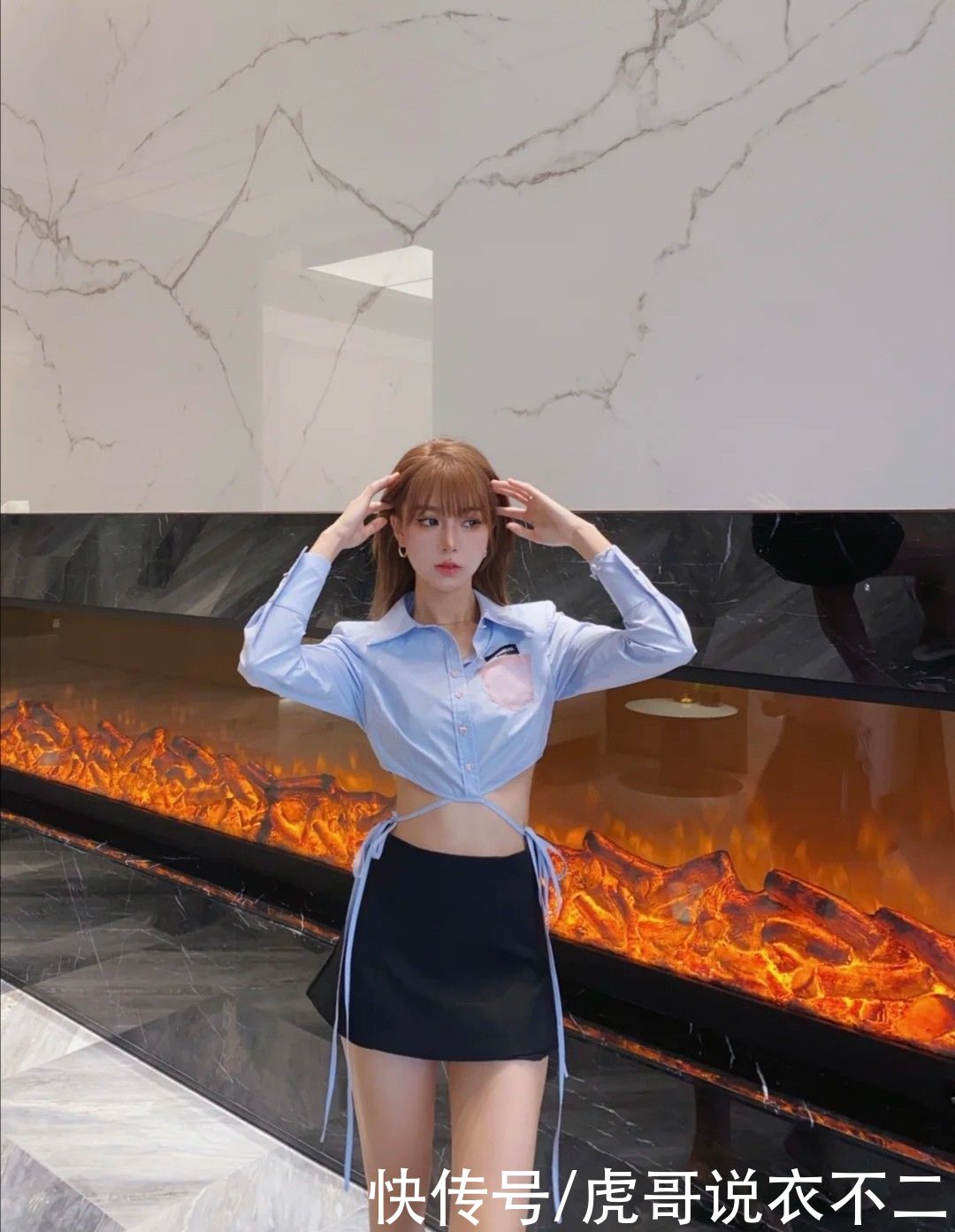 别再傻傻地穿针织衫了，这些小众短款上衣，穿到身上“美炸天”