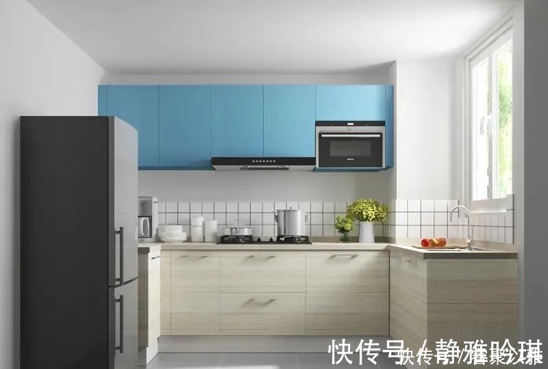 搭配|看上去一尘不染的厨房,大家都用了这几种配色~