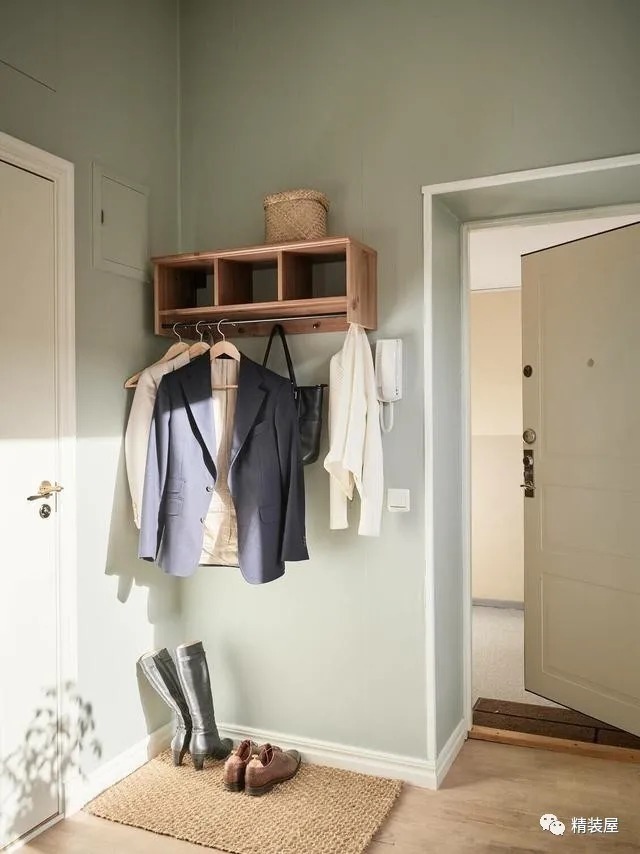 浅绿色|50平北欧小户型住宅,粉嫩绿色加上美美的阳光,清新简约真的赞