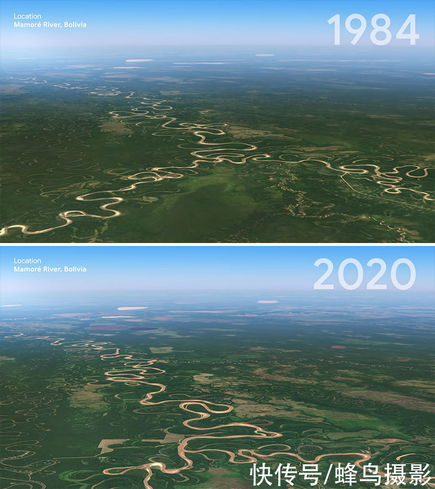 14张卫星拍摄的地球30年对比照,变化触目惊心,死海快要消失了