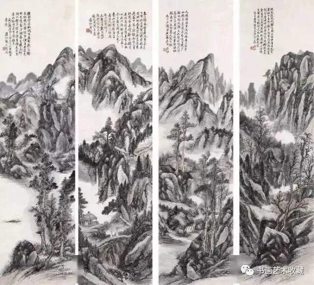 黄河渡口|名家 黄宾虹最美的山水画60幅，浑厚华滋，意境深邃，赏心悦目！