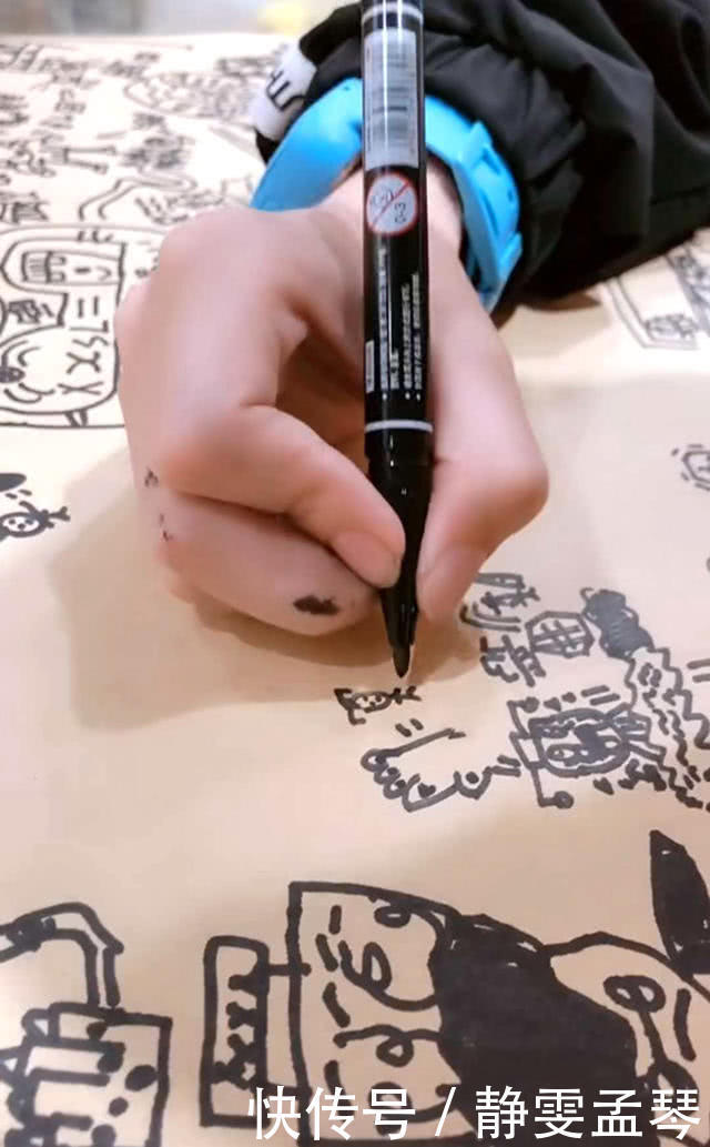 想象力|儿童版《清明上河图》火了,宝宝1天完成巨制,老师看后不淡定了