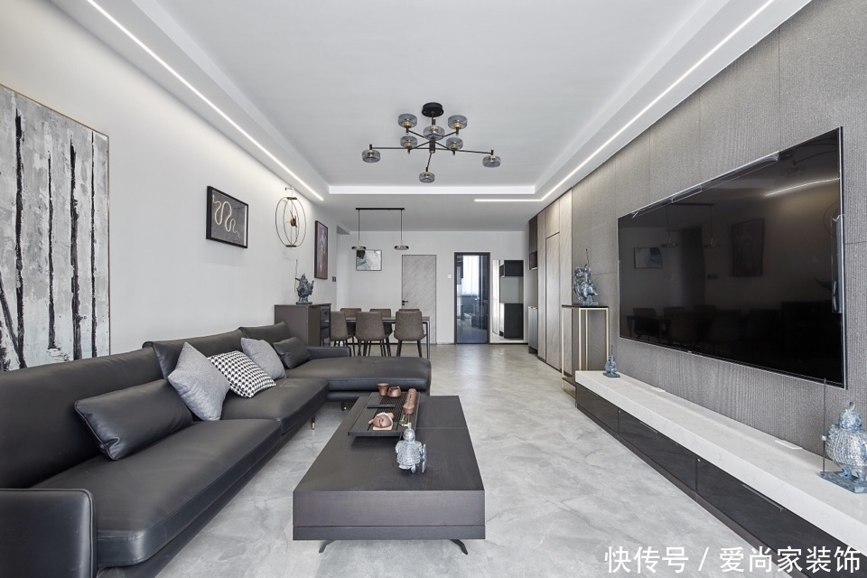 130㎡装修虽然简单,却藏不住高级感!进门就很放松,氛围超好|爱尚家装饰 | 爱尚家装饰