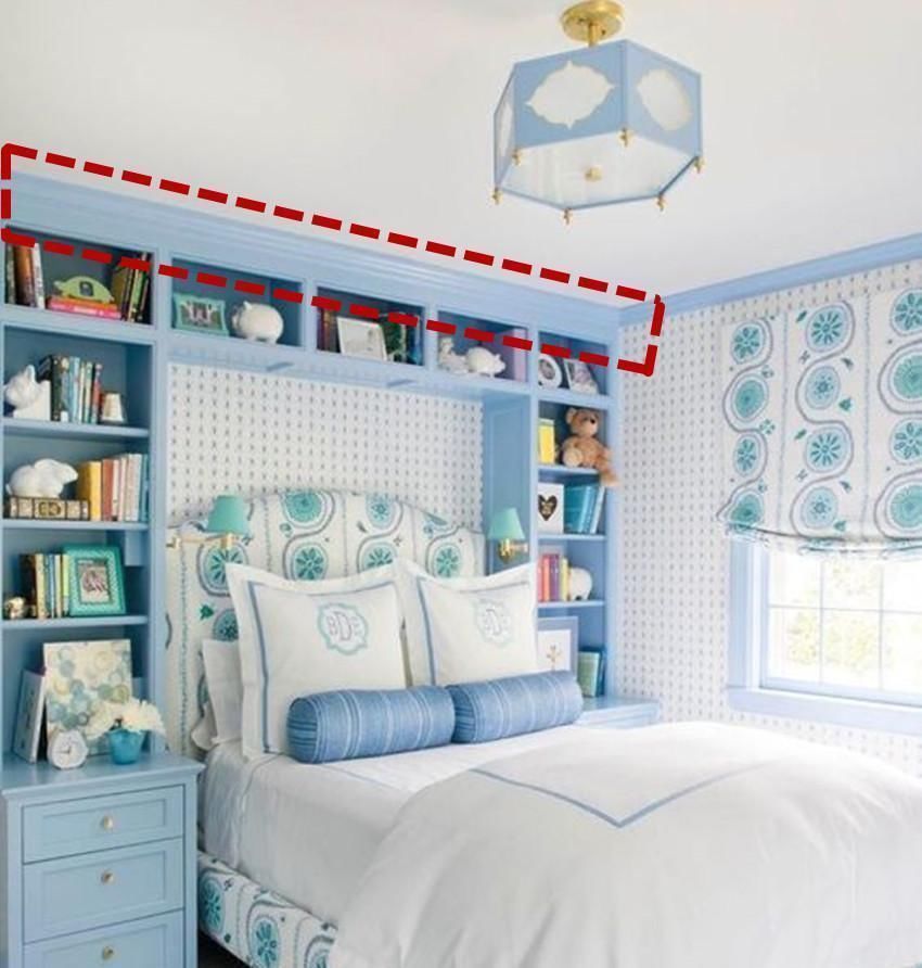 明眼人|小卧室别放床头柜了，改成置物架做到顶设计，3大好处明眼人都爱