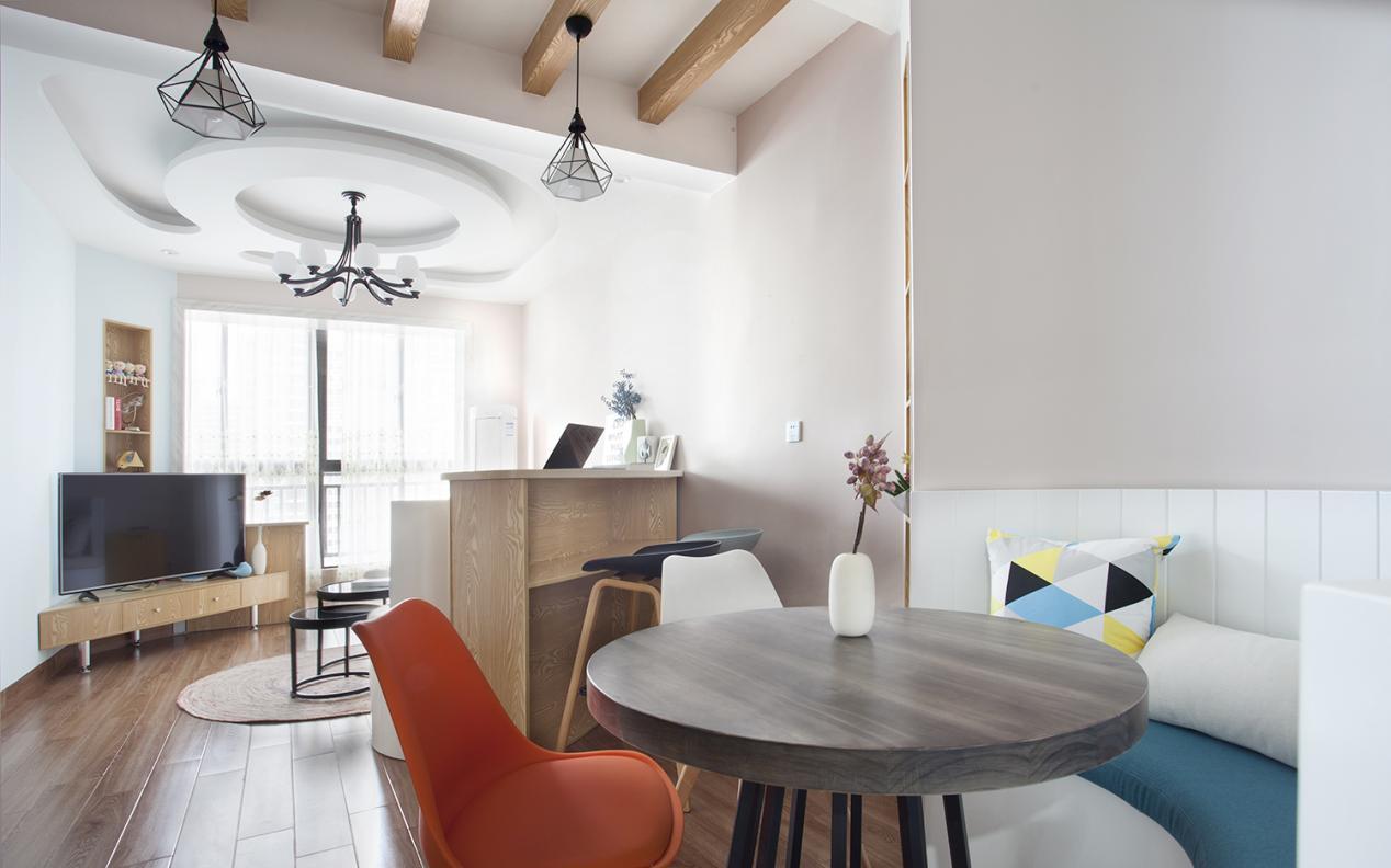 田园|60平方米的一居生活,用柔和的家装,打造田园色彩的小家