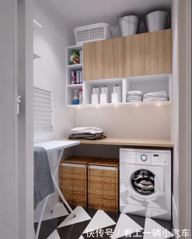 阳台|洗衣机除了阳台还能放哪里?学会这样设计,家里瞬间多出好几平!