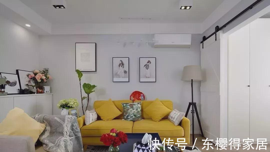 鞋柜|64㎡北欧小户型,轻松、悠闲的小窝,是每个人心中最温暖的港湾