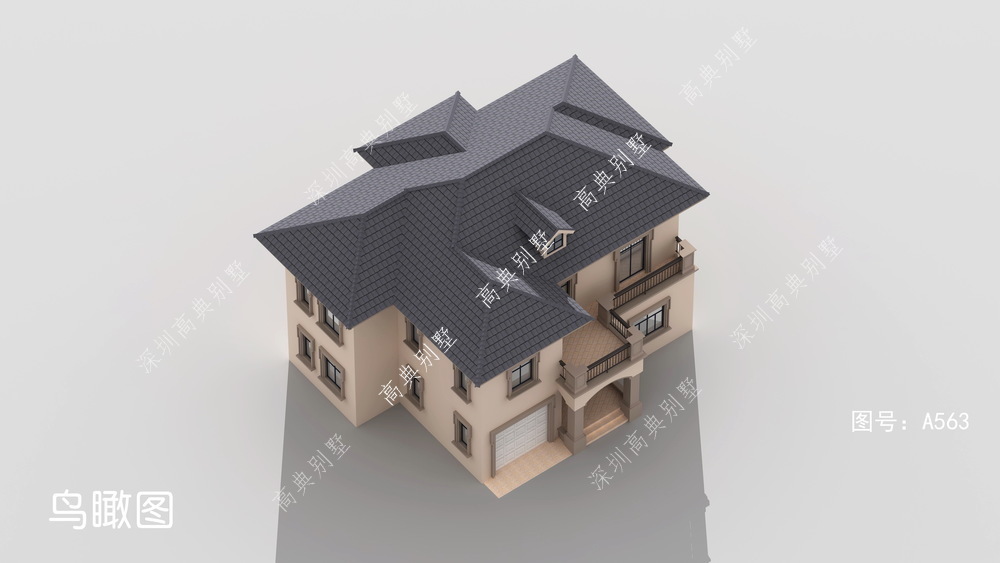 欧式|经济的欧式二层别墅,如果家乡有宅基地,就收藏回家盖吧。