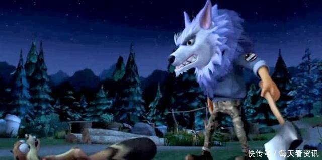 光头|熊出没中最恐怖的3集,肥波要吃掉光头强狼人吓晕了松鼠蹦蹦!