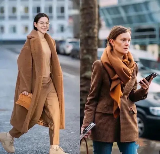 色调 “米色”在这个冬天很流行,随意舒适的配色,让人感觉温柔有气质