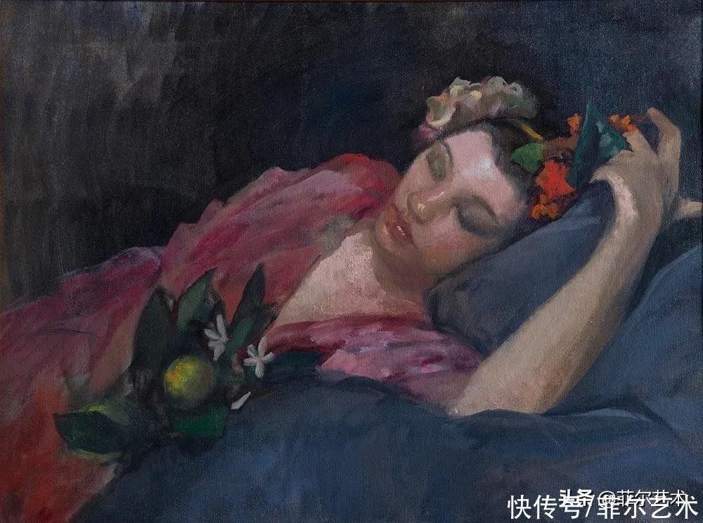 moments@她用真情捕捉生活的瞬间智利画家兰迪亚女性人物油画作品欣赏