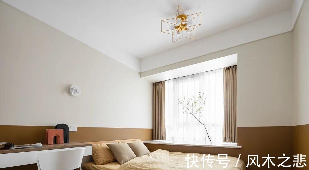 门洞|109㎡四口之家,全屋配色太清爽,三室两厅不压抑!