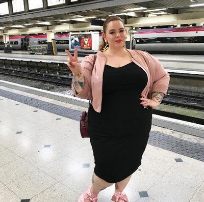 大码|女人粗腿就很丑？大码模特体重虽重，但照样身材有曲线