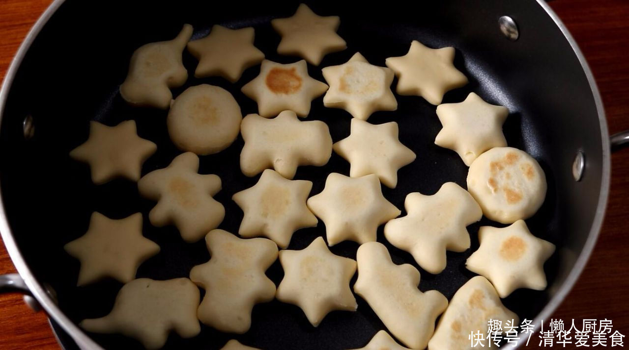 大人|揉面不加一滴水,教你奶香山药小饼的做法,大人小孩都爱吃