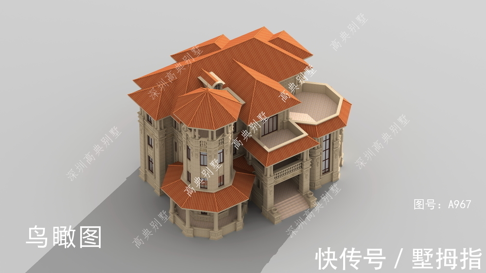 造型|精致的欧式别墅,造型漂亮,亮点满满。