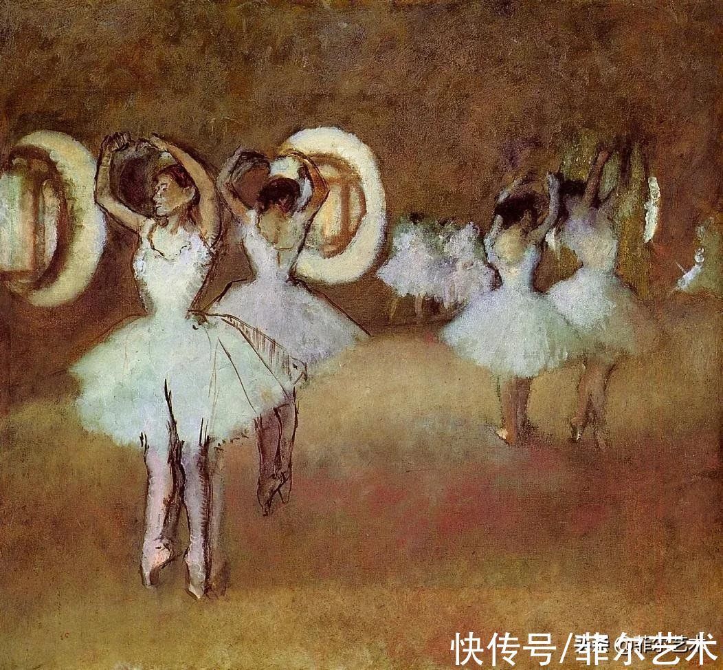 安格尔$法国艺术大师埃德加·德加舞女125幅油画作品,美翻了