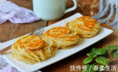 花生油|烙饼新方法，懒人最爱，丝丝缕缕，香酥脆，美味！