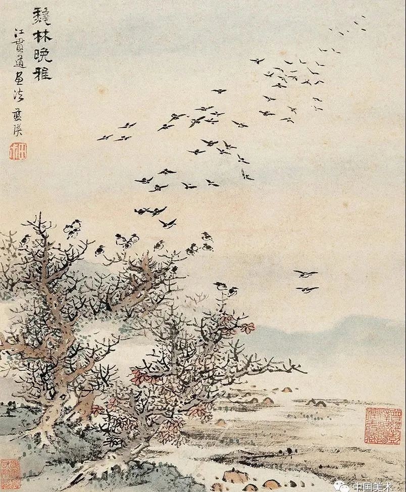 职业画家|他的老师是董其昌,学生是陈洪绶,开创著名的“武林画派”