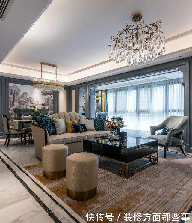 卫浴|140平高端显大气的欧式三居室，一个明快舒适的空间