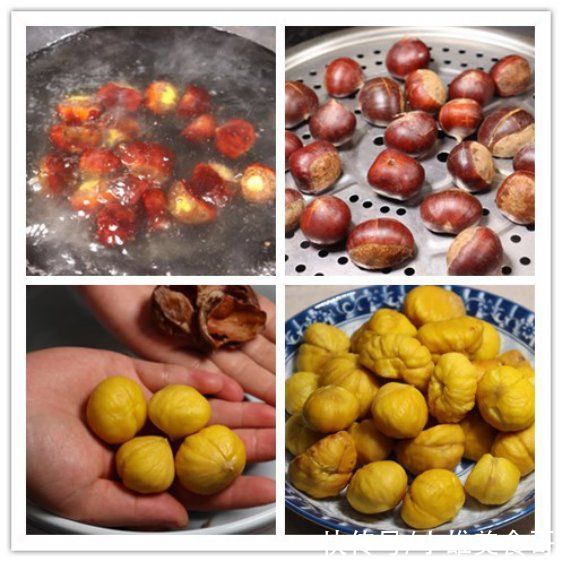 才知道,板栗去壳1个瓶盖就能搞定,又快又完整,方法太好用了