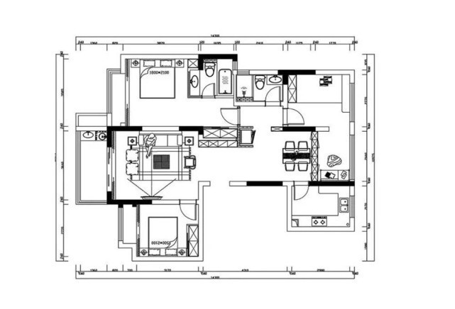 装修|130平现代简约风三居室，营造出一种文艺、轻奢的格调感