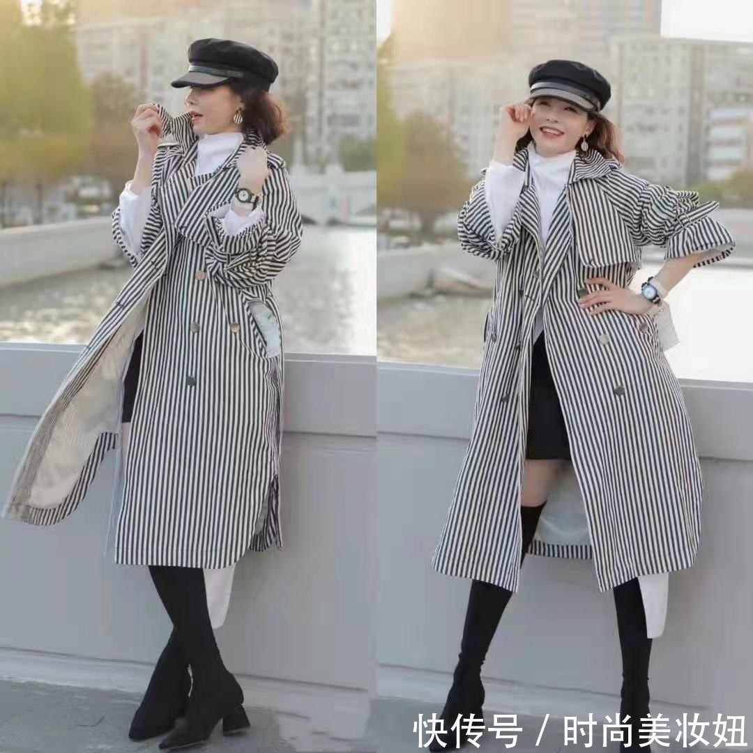 街拍|长靴不一定要配小脚裤,秋冬学会3种搭配,优雅高级又洋气