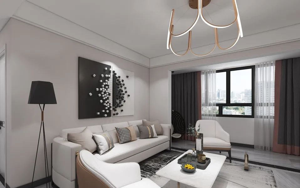 柜身|120平米满满的轻奢风,这套4房两厅设计红遍全小区