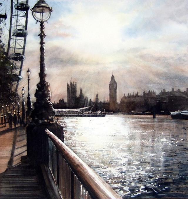 deborah walker@壮丽景色:来自英国的水彩画家 Deborah Walker 绘画作品