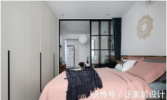 收纳|50㎡手枪型户型改造,秒变两室一厅,每个功能区都清爽宜人