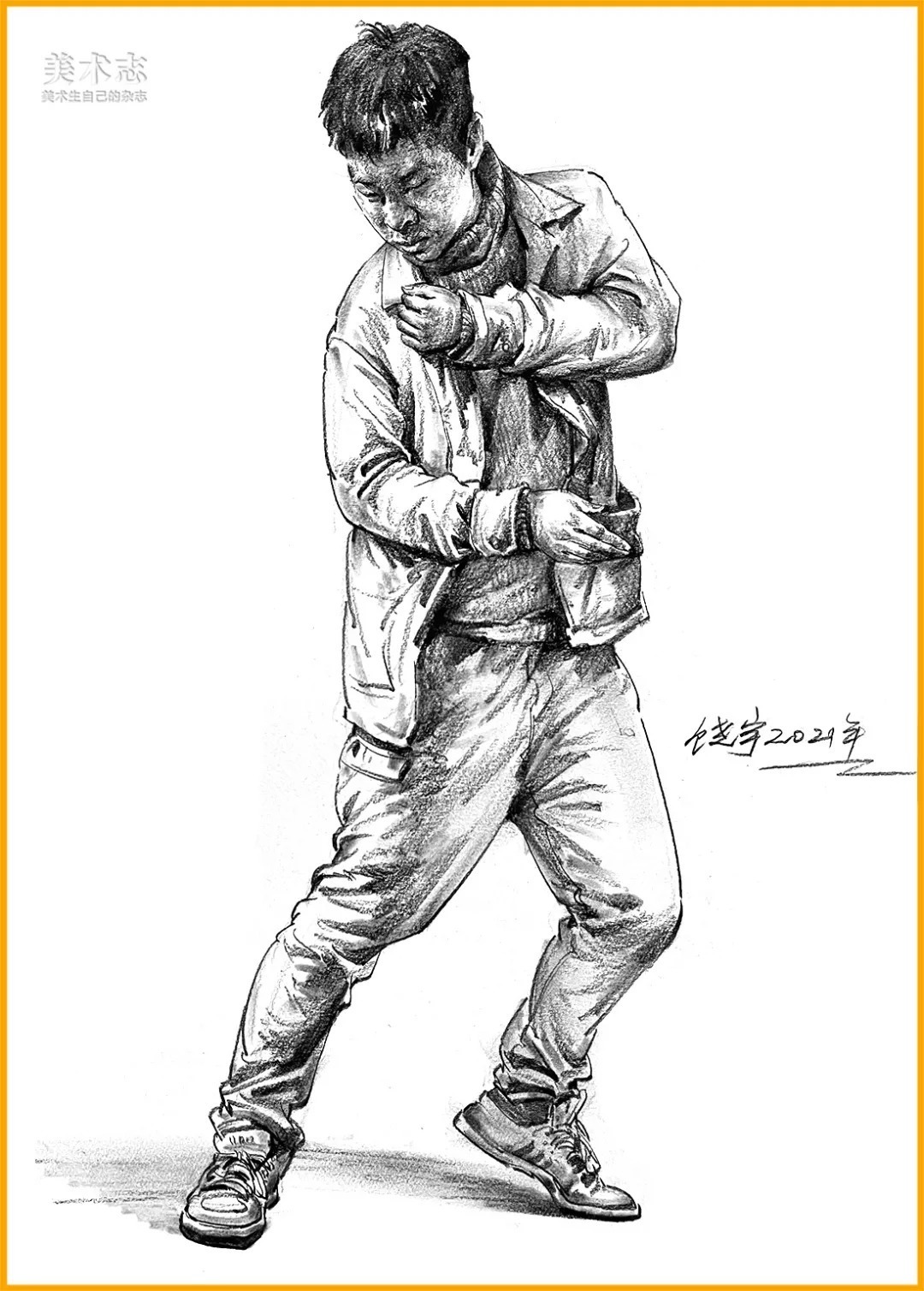 老师&想画好速写就要多发现生活中的美和感人瞬间!