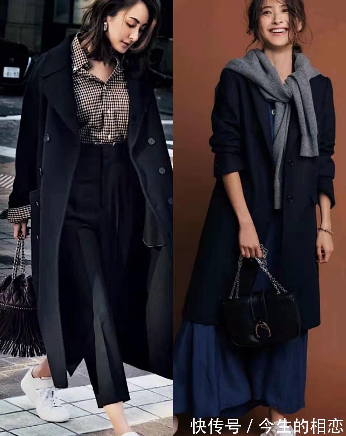 秘诀 分享将黑色大衣穿出高级感的5个秘诀,实用又时尚,适合40+女人