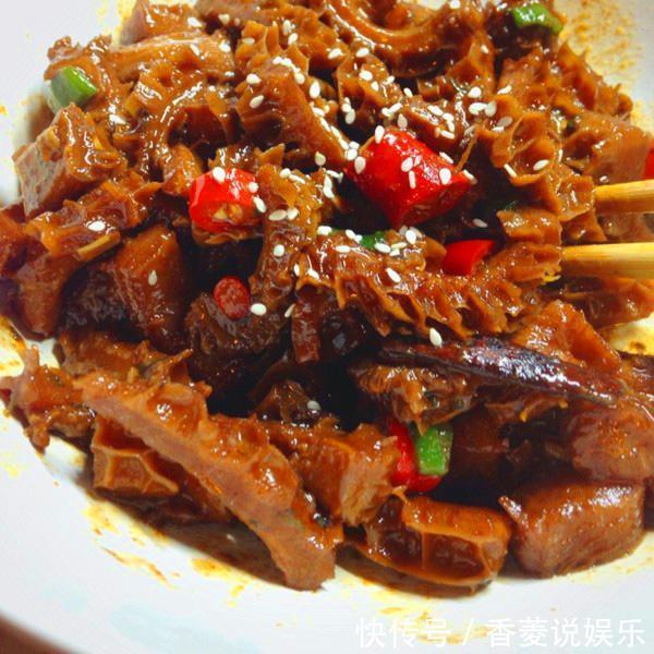 美食推荐私房浇汁豆腐,爆炒鸡胗,卤牛肚的做法
