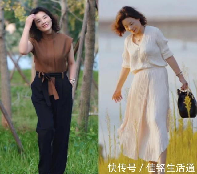 显高显瘦 40岁女人想避免“中年感”，不妨学学博主这样穿，减龄又气质！