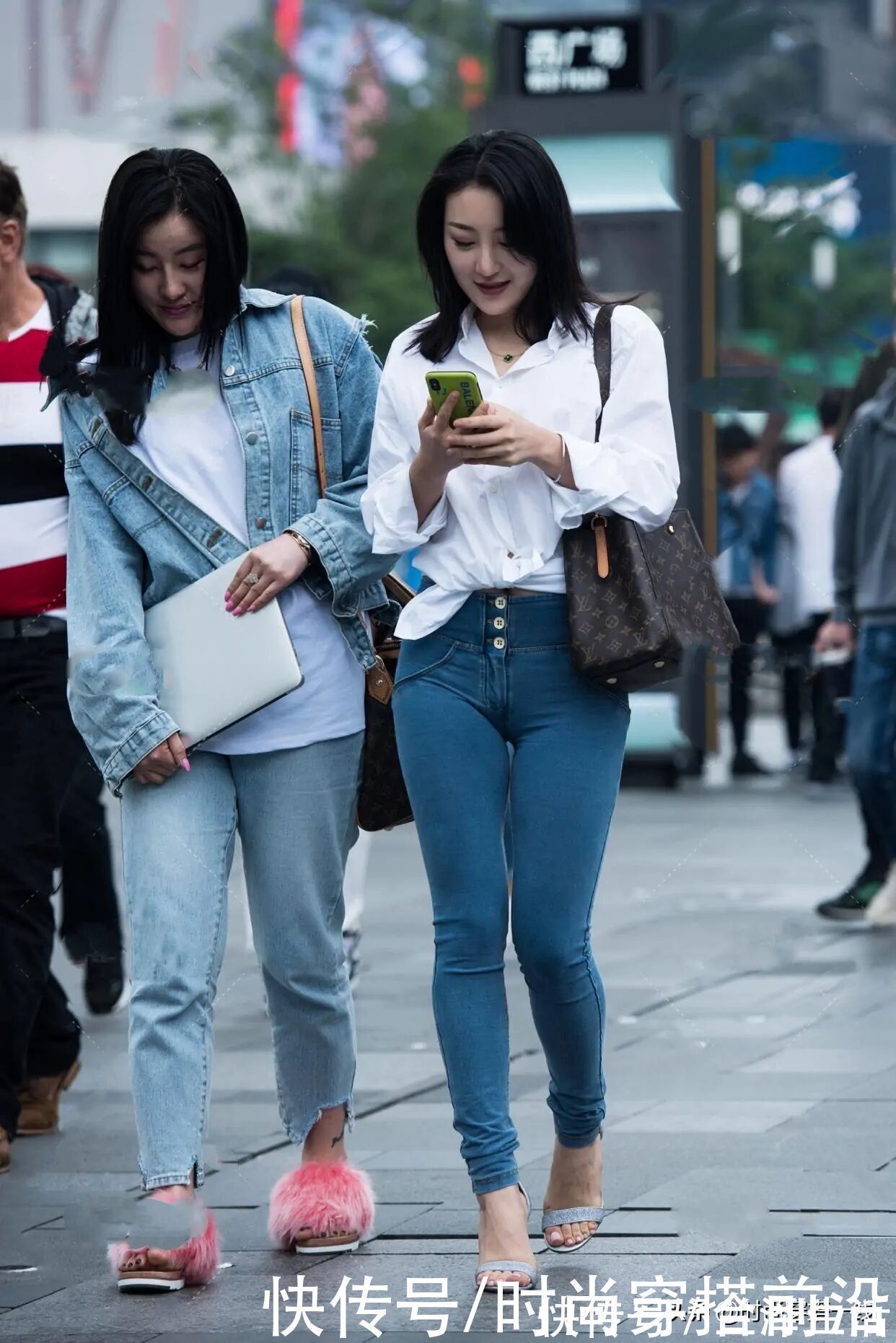 身材高挑 穿牛仔裤不需要细节?想多了,再好的身材也经不起穿搭的“折磨”