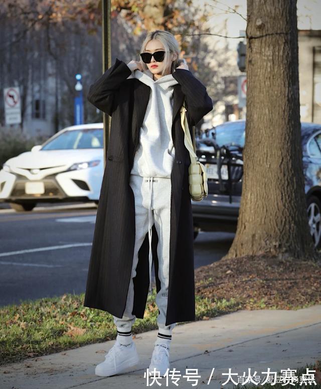  卫衣|卫衣这么穿，真的显胖又显矮