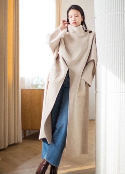 西装裤 “斗篷大衣”真的太好穿了,百搭遮肉又撩人,不入手就out了!