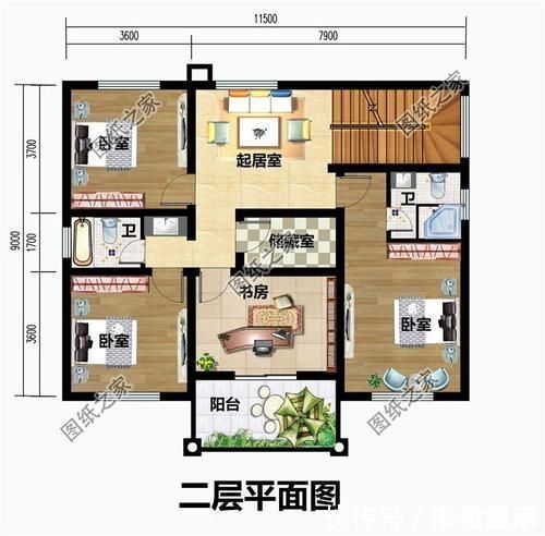 农村|18到20万农村二层别墅,看完这款别墅,我都想回农村建房了