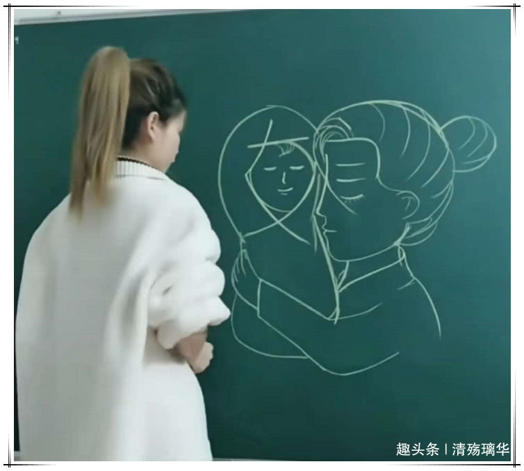 画画&美术生用“娘”字来画画,看完后瞬间泪崩,网友给美术生点赞