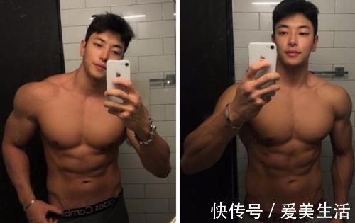 人鱼|颜值高、身材棒的90后帅哥恋上健身,腹肌是八块,人鱼线好性感!