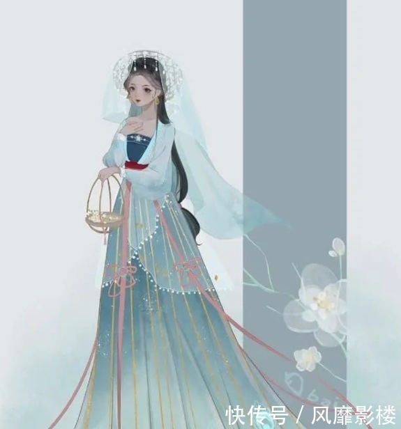 艾莎|迪士尼公主化身汉服美人，白雪公主成绝色，艾莎如同画中仙子