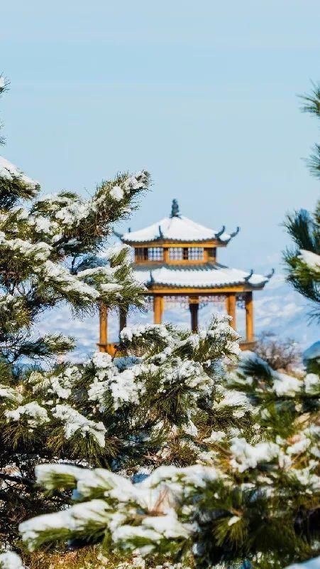 凤凰山旅游|唐山迁西凤凰山雪景，银装素裹美如画！