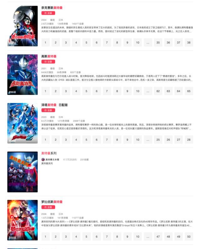 A站镇站番被B站抢走后,祭出最强杀招?奥特曼全系列正式上架!