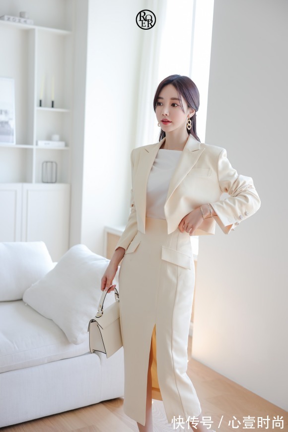 时尚|女神孙允珠时尚搭配:柠黄香草气泡盛夏文艺风西装